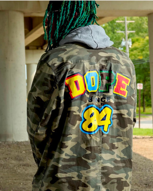 Unisex Camo dope jacket